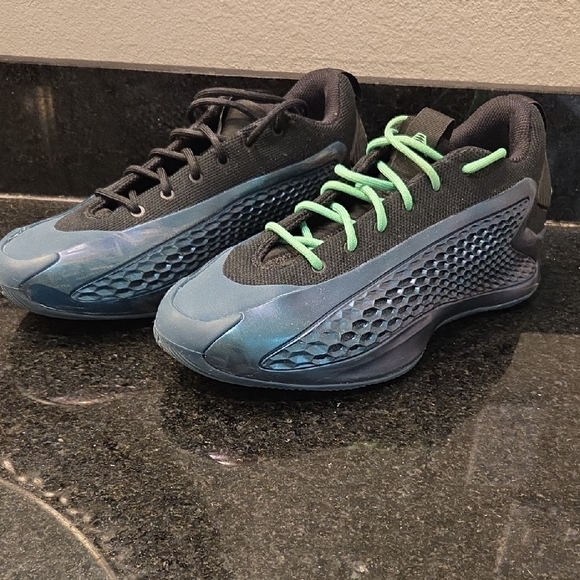 adidas Black and Blue Men's Athletic Shoes - Picture 3 of 6